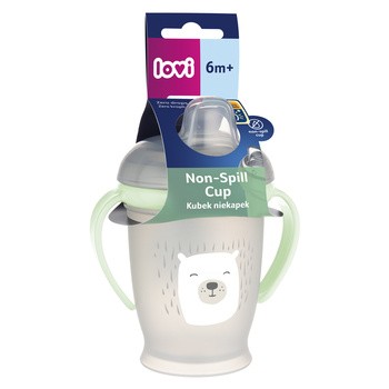 Canpol Lovi Sippy Master, kubek niekapek, Buddy Bear, 250 ml, 1 szt.