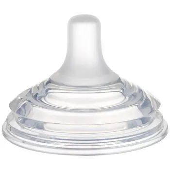 Canpol Babies, antykolkowy smoczek dwustrefowy Natural Shape, 3 m+, 2 szt.