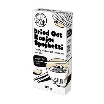 Diet-Food Makaron owsiany Shirataki Konjac Spaghetti, 80 g