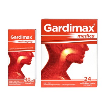 Zestaw Gardimax, spray + tabletki