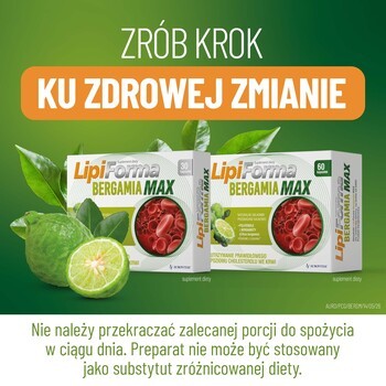 LipiForma Bergamia Max, kapsułki twarde, 30 szt.