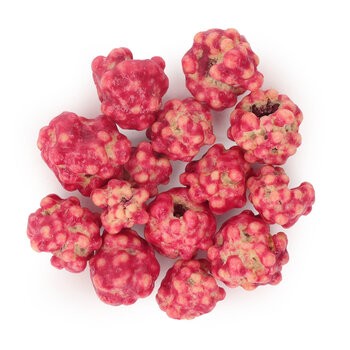 Promienie Słońca, maliny w białej czekoladzie, 120 g