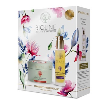 Zestaw Promocyjny Bioline, glinka czerwona, 150 g + olejek maracuja, 50 ml
