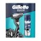 Zestaw Gillette, maszynka do golenia Mach3 + Series, oczyszczający żel do golenia, 75 ml