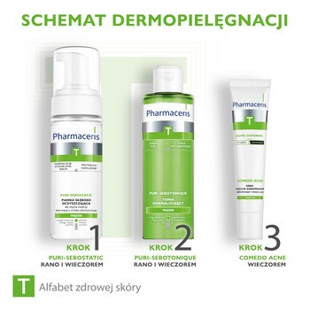 Pharmaceris T Puri-Sebostatic, pianka głęboko oczyszczająca, 150 ml
