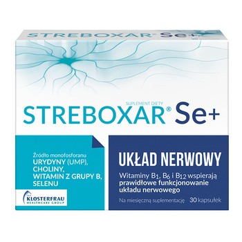 Streboxar Se+, kapsułki, 30 szt.