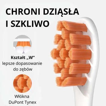 Oclean Flow S, szczoteczka soniczna z 3 końcówkami, czarna, 1 szt.