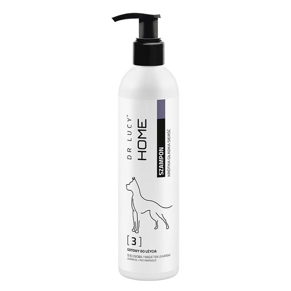Dr Lucy Dr Lucy Home 3, szampon dla psów o krótkiej, gładkiej sierści, 250 ml