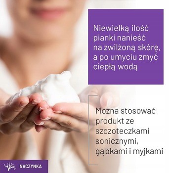 Sylveco Dermo Naczynka, pianka myjąca do twarzy, 150 ml