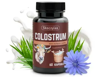 Skoczylas Colostrum siara bydlęca z inuliną, kapsułki, 60 szt.
