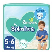 Pampers Splashers 5-6, pieluszki do pływania i na plażę, (14+ kg), 10 szt.