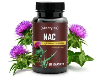 Skoczylas NAC, L-glutation + ostropest, kapsułki, 60 szt.