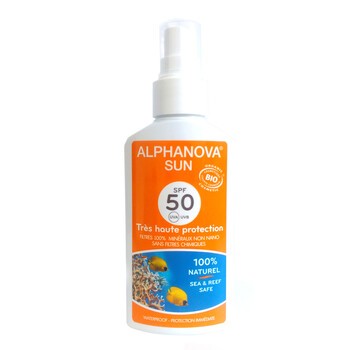 Alphanova Sun Bio, spray przeciwsłoneczny, SPF 50, 125 g
