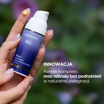 Uzdrovisco Night Renew, krem stymulujący i przeciwzmarszczkowy na noc, 50 ml