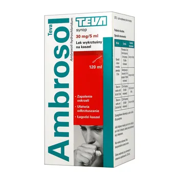 Ambroksol 30 mg/5 ml syrop 120 ml [TEVA]