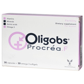 Oligobs Procrea F, kapsułki, 60 szt. (30 szt. + 30 szt.)
