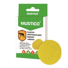 Mustico, plastry odstraszające komary i meszki, 12 szt.
