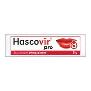 Hascovir pro, 50 mg/g, krem, 5 g