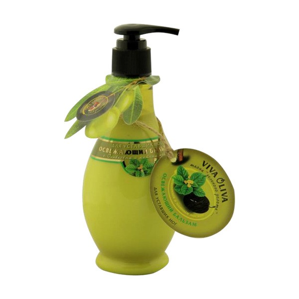 Viva Oliva Viva Oliva, odświeżający balsam do zmęczonych nóg z oliwą z oliwek i olejkiem miętowym, 275 ml — Inhaltsstoffe und Bewertung