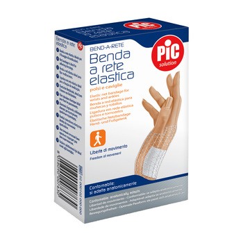 PiC Bend-A-Rete, elastyczna siatka opatrunkowa na dłoń lub kostkę, 1 szt.