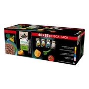 Sheba Nature's Collection, mokra karma dla dorosłych kotów w sosie wybór smaków, 3,4 kg (40 x 85 g)