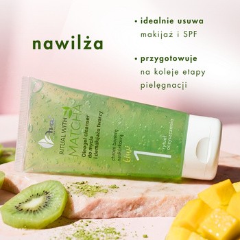 AVA Ritual with Matcha, oleo-żel do mycia i demakijażu twarzy, 100 ml