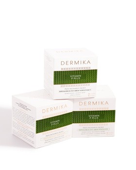 Dermika Vitamina P Plus, hipoalergiczny krem przeciwzmarszczkowy pótłusty, 50 ml