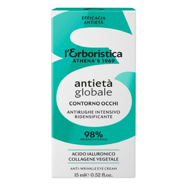 L'Erboristica L'Erboristica Antieta Globale, przeciwzmarszczkowy krem pod oczy, 15 ml — Składniki i ocena