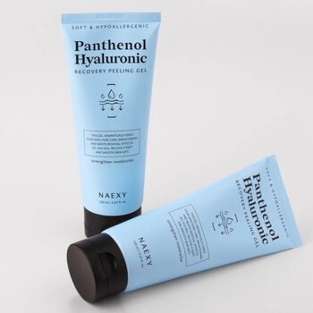 Naexy Panthenol Hyaluronic, żel peelingujący do twarzy, 150 ml