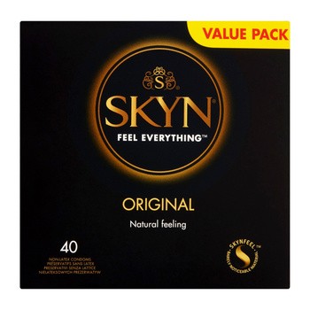 Zestaw Unimil prezerwatywy  Skyn Original + żel Intensywne Doznania