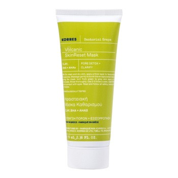 Korres Santorini Grape, maska do twarzy Volcanic Skinreset Mask, 70 ml