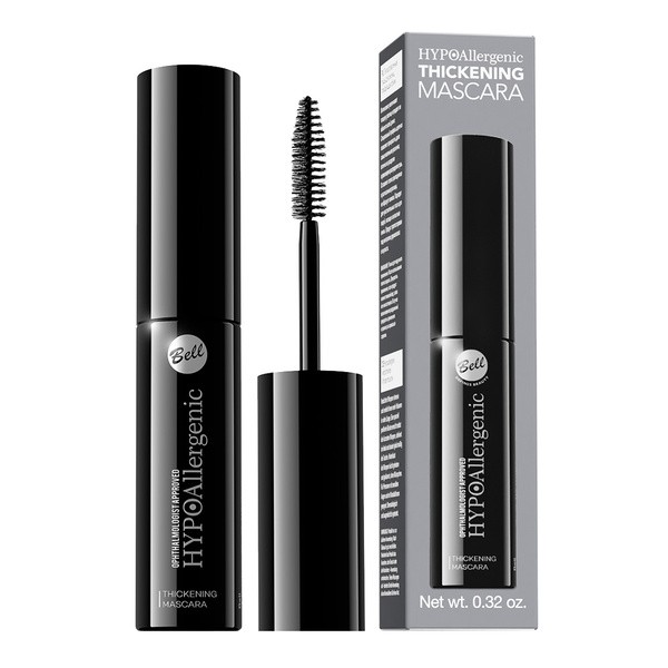 Bell Hypoallergenic Bell HypoAllergenic, Thickening Mascara, tusz intensywnie podkreślający rzęsy, 9 g — Składniki i ocena