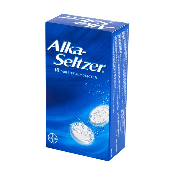 Alka-Seltzer, 324 Mg, Tabletki Musujące, 10 Szt.