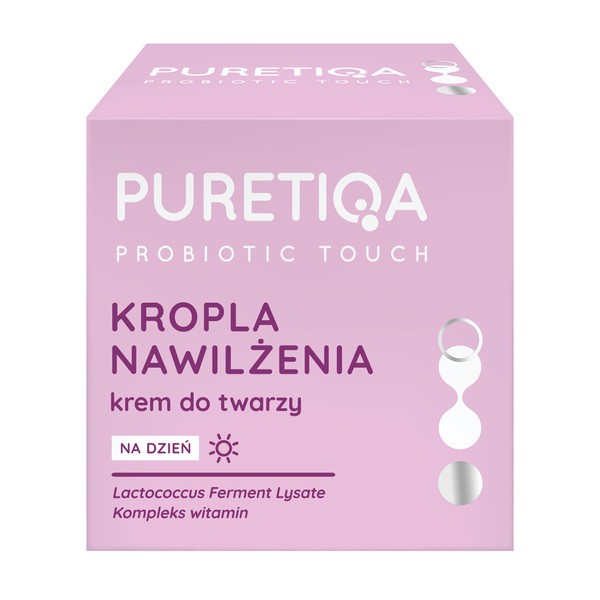 Puretiqa Puretiqa Probiotic Touch Kropla Nawilżenia, krem do twarzy na dzień, 50 ml — Składniki i ocena