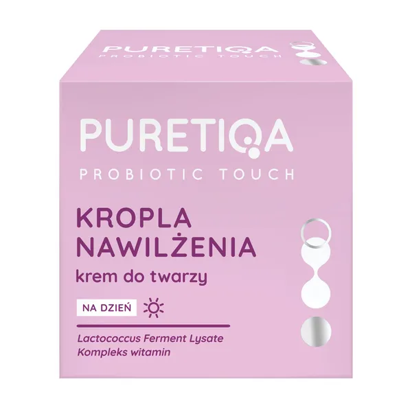 Дневной крем для лица Puretiqa Probiotic Touch увлажняющий, с пробиотиками, 50 мл