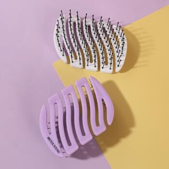 Sister Young, Mila NV White, mała szczotka do włosów, 1 szt.