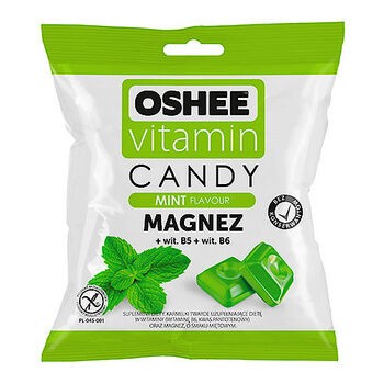 Oshee Vitamin Candy Mint, karmelki witaminowe, 90 g