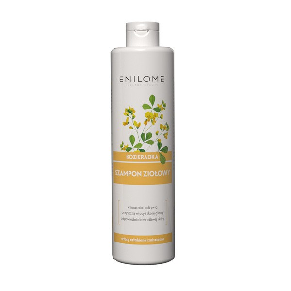 Enilome Enilome Healthy Beauty Kozieradka, szampon ziołowy, 300 ml — Składniki i ocena