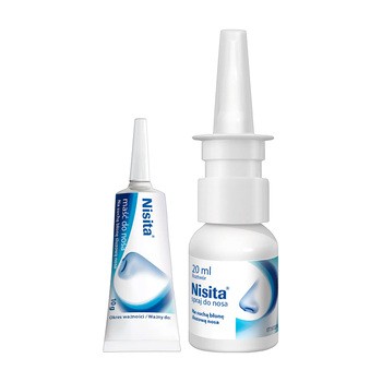 Zestaw Nisita, maść do nosa, 10 g + spray do nosa, 20 ml