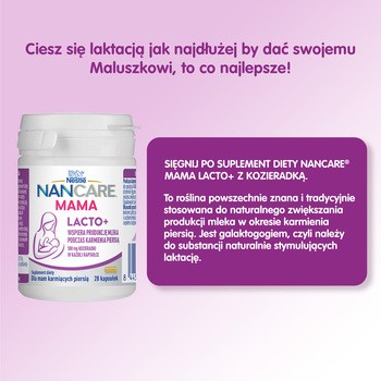 Nestle NanCare Lacto+, kapsułki, 28 szt.