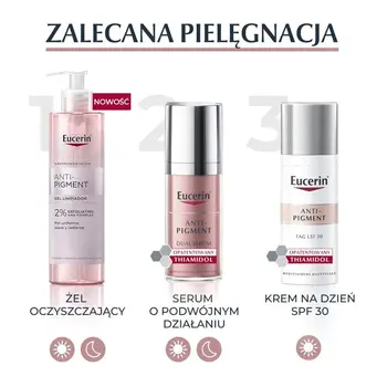 Eucerin Anti-Pigment, oczyszczający żel do mycia twarzy z 2% kompleksem kwasów AHA, 200 ml