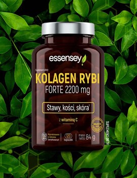 Essensey Kolagen Rybi Forte 2200 mg, kapsułki, 120 szt.