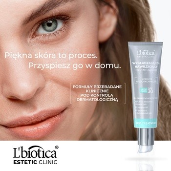 L`Biotica Estetic Clinic Acid, rozświetlająco-nawilżający dermo zabieg na dzień SPF30, krem, 35 ml