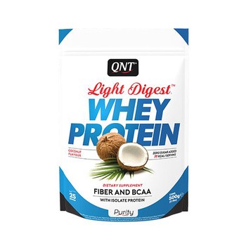 QNT Light Digest Whey Protein, proszek, smak kokosowy, 500 g