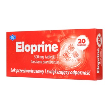 Eloprine, 500 mg, tabletki, 20 szt.