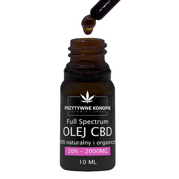 Pozytywne Konopie, olejek konopny CBD 20%, 10 ml
