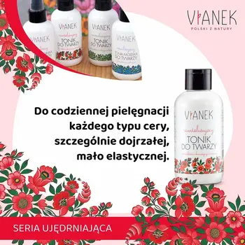 Vianek, rewitalizujący tonik do twarzy, 150 ml