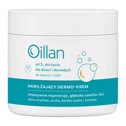 Oillan, nawilżający dermo-krem, 500 ml