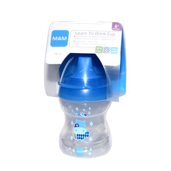 MAM Learn To Drink Cup, kubek treningowy, 6 m+, 190 ml, 1 szt.