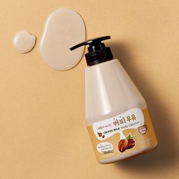 Kwailnara Coffee Milk Body Cleanser, ujędrniający żel do mycia ciała, 560 g